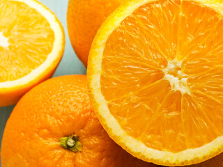 Fresh ripe oranges