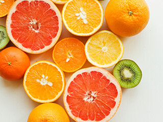 Fresh citrus fruits