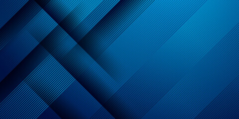 Simple minimal 3d dark blue abstract business presentation background with light stripes and overlap layers. Abstract gemoetric pattern luxury dark blue background 