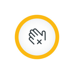 Obraz premium Do Not Touch | Line 