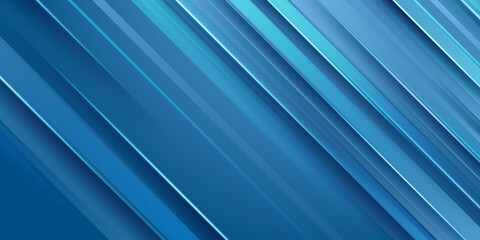 Obraz premium Abstract 3d modern blue background with lines. Liquid abstract background. Dark blue modern vector banner template for social media, web sites. Straight shapes 