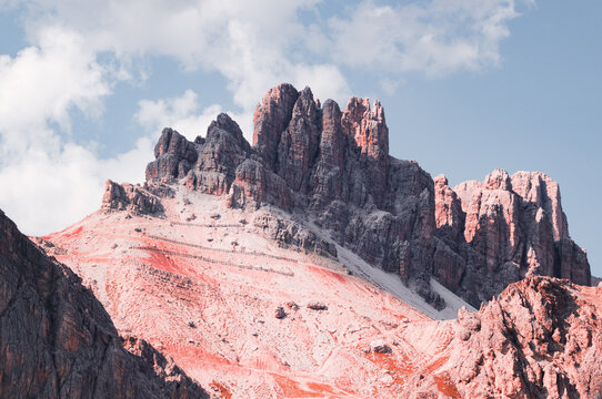 Sharp Infrared Mountain Ridge