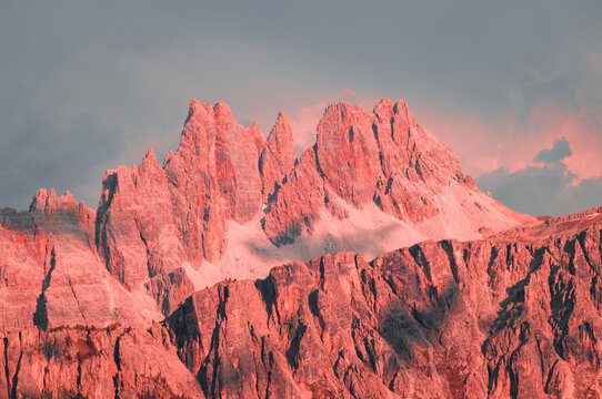 Sharp Infrared Mountain Ridge