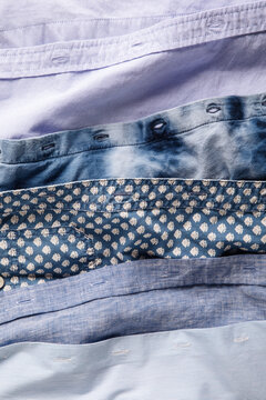 Row of dress shirts