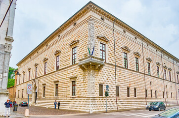 The Diamond Palace in Ferrara, Italy