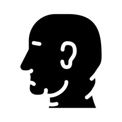 obesity problem glyph icon vector. obesity problem sign. isolated contour symbol black illustration