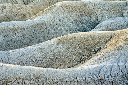 Natural background of rough stony terrain