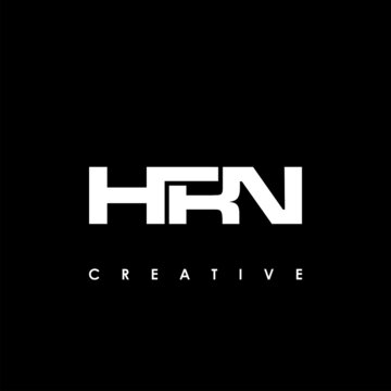 HRN Letter Initial Logo Design Template Vector Illustration