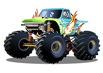 Cartoon Monster Truck © Mechanik