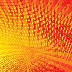 Fototapeta premium Shiny orange halftone and sun burst texture background,vector design