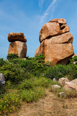 Giant boulders in Hampi, Karnataka, India