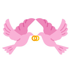 dove wedding icon