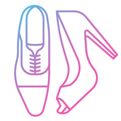 shoes wedding icon