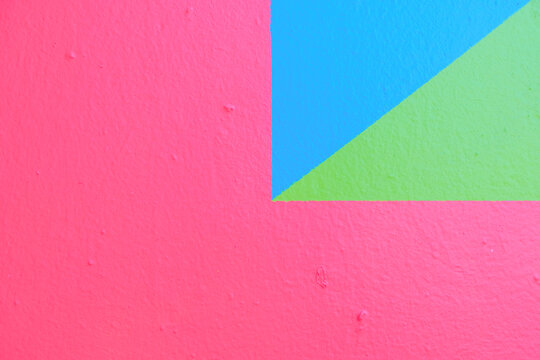 Simple Pink Blue And Green Graphic Design Background Idea.