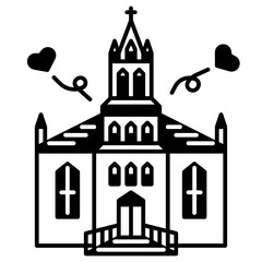 church wedding icon