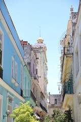 View of the old city of Cuba. Havana