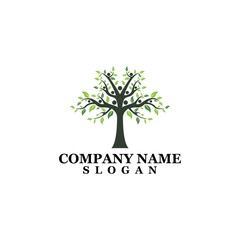 Family Tree Logo Design Vector and Nature lover family