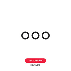 Option icon vector. Menu sign