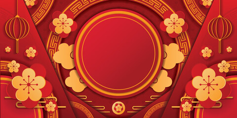 chinese banner design . vector illustration