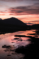 Sunrise and sunset in Mercantour