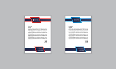 Abstract Corporate Letter Head Template