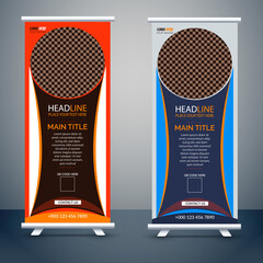 Creative Roll-up Banner Design Template In This Year