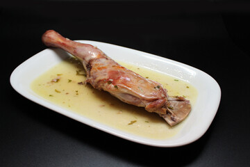 paleta de cordero asada