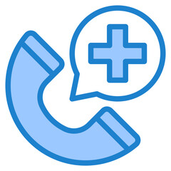 virus blue style icon