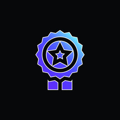 Best Seller blue gradient vector icon