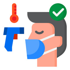 people flat style icon