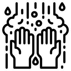 virus outline style icon