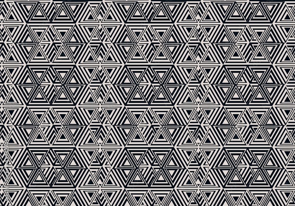 Aufkleber geometric seamless pattern with lines. abstract vector background. white and yellow geometric textur