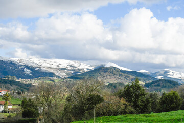 Snowy mountains of Triano