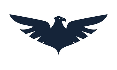 hawk emblem silhouette