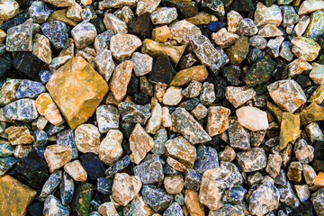 Background Crushed rock