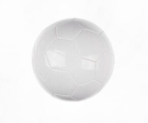 white soccer ball isolated on white background