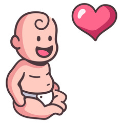 love baby icon