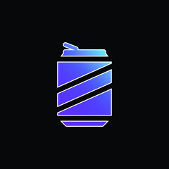 Beer blue gradient vector icon