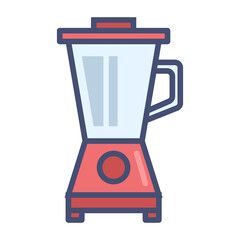 icon blender. kitchen utensils. vector icon filled outline