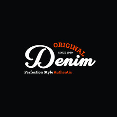 Fototapeta premium original denim perfection stle authentic