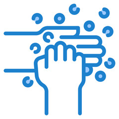 handwash blue style icon