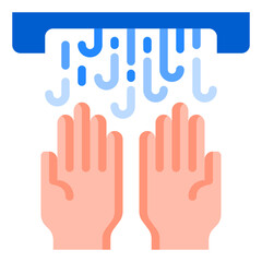 hygiene flat style icon