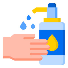 hygiene flat style icon