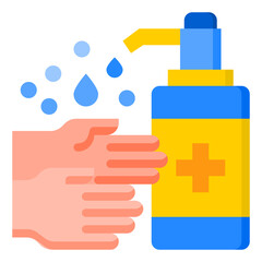 hygiene flat style icon
