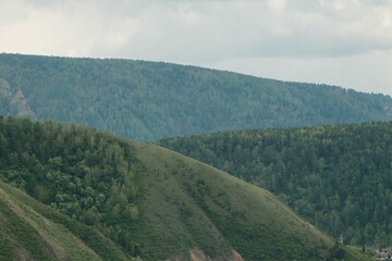 The mountains in Siberia, Russia.