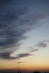 Clouds in a summer evening