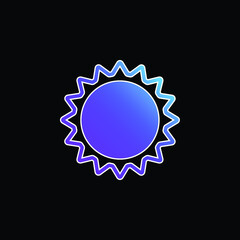 Annular Eclipse blue gradient vector icon
