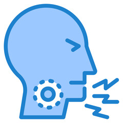 cough blue style icon