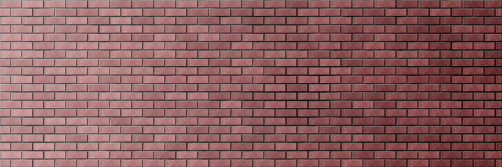 brick flat wall. smooth brickwork. brick texture