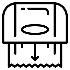 tissue outline style icon